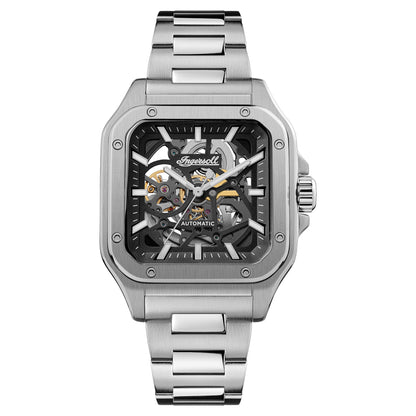 Ingersoll The Ollie 42mm Black Dial and Stainless Steel Watch