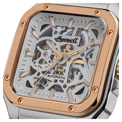 Ingersoll The Ollie 42mm Grey Dial and Two Tone Stainless Steel Watch
