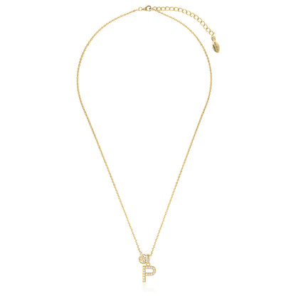 LUXURY LETTERS P INITIAL PENDANT GOLD