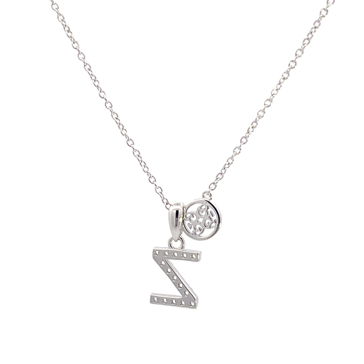 LUXURY LETTERS Z INITIAL PENDANT SILVER