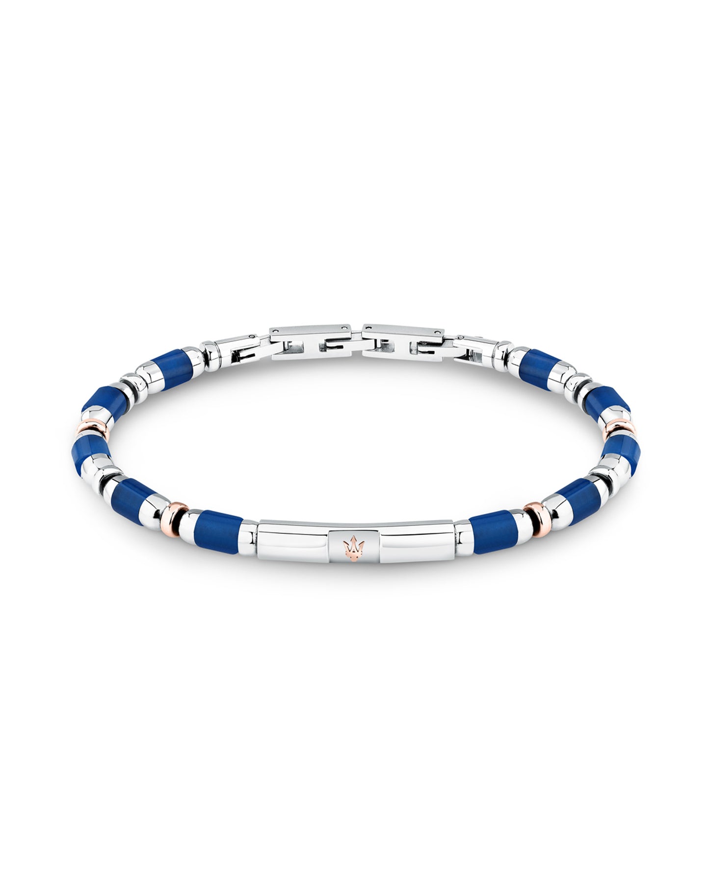 Maserati Men's Iconic Agate Blue Bracelet