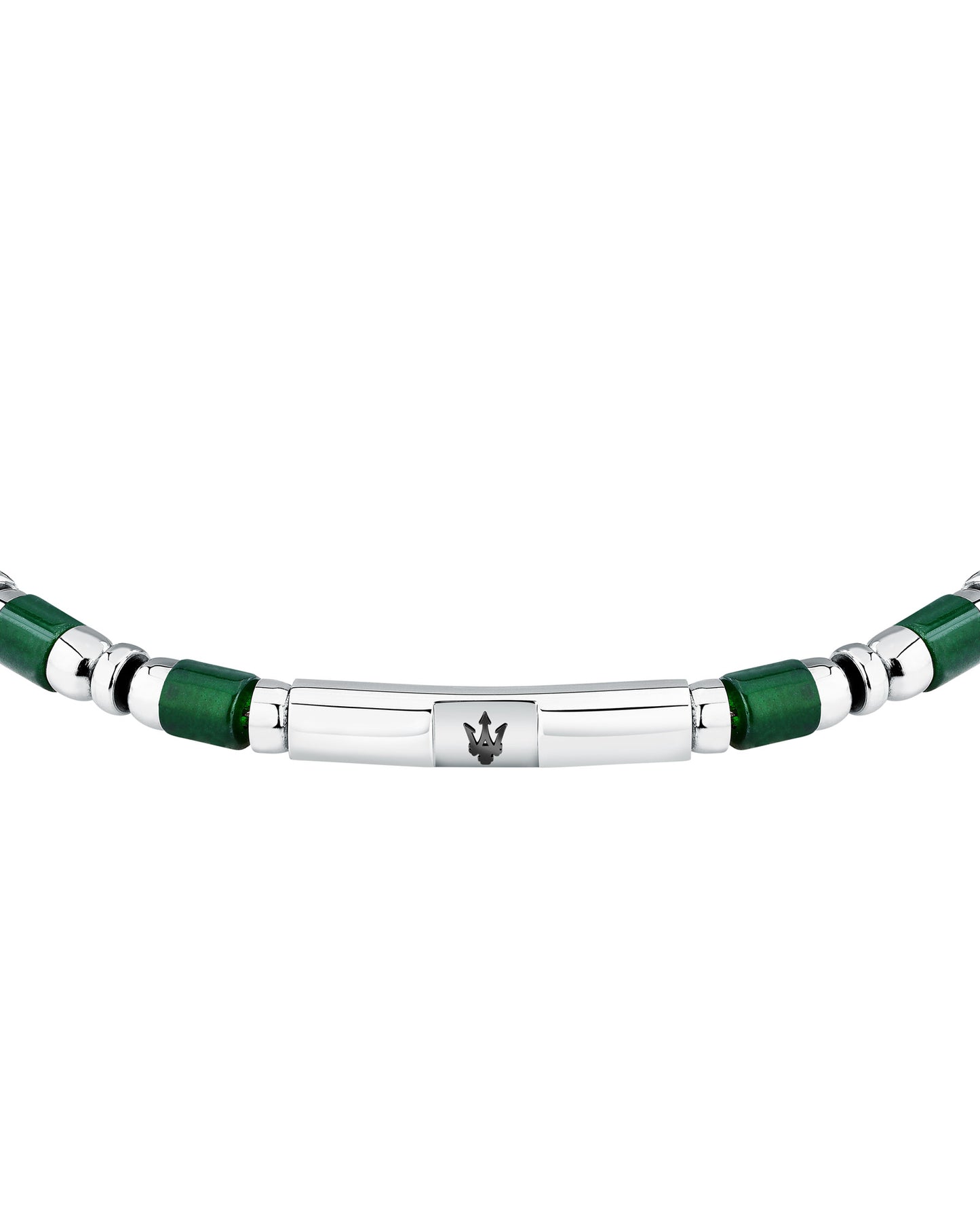 Maserati Men's Iconic Agate Green Bracelet