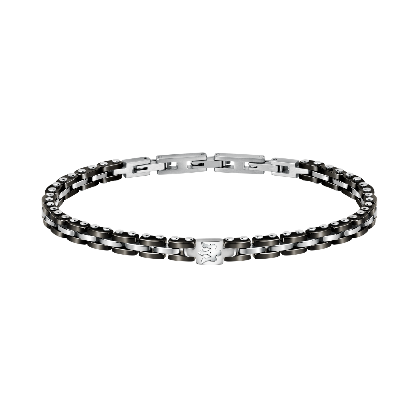 Maserati Ceramic Black and Silver Bracelet