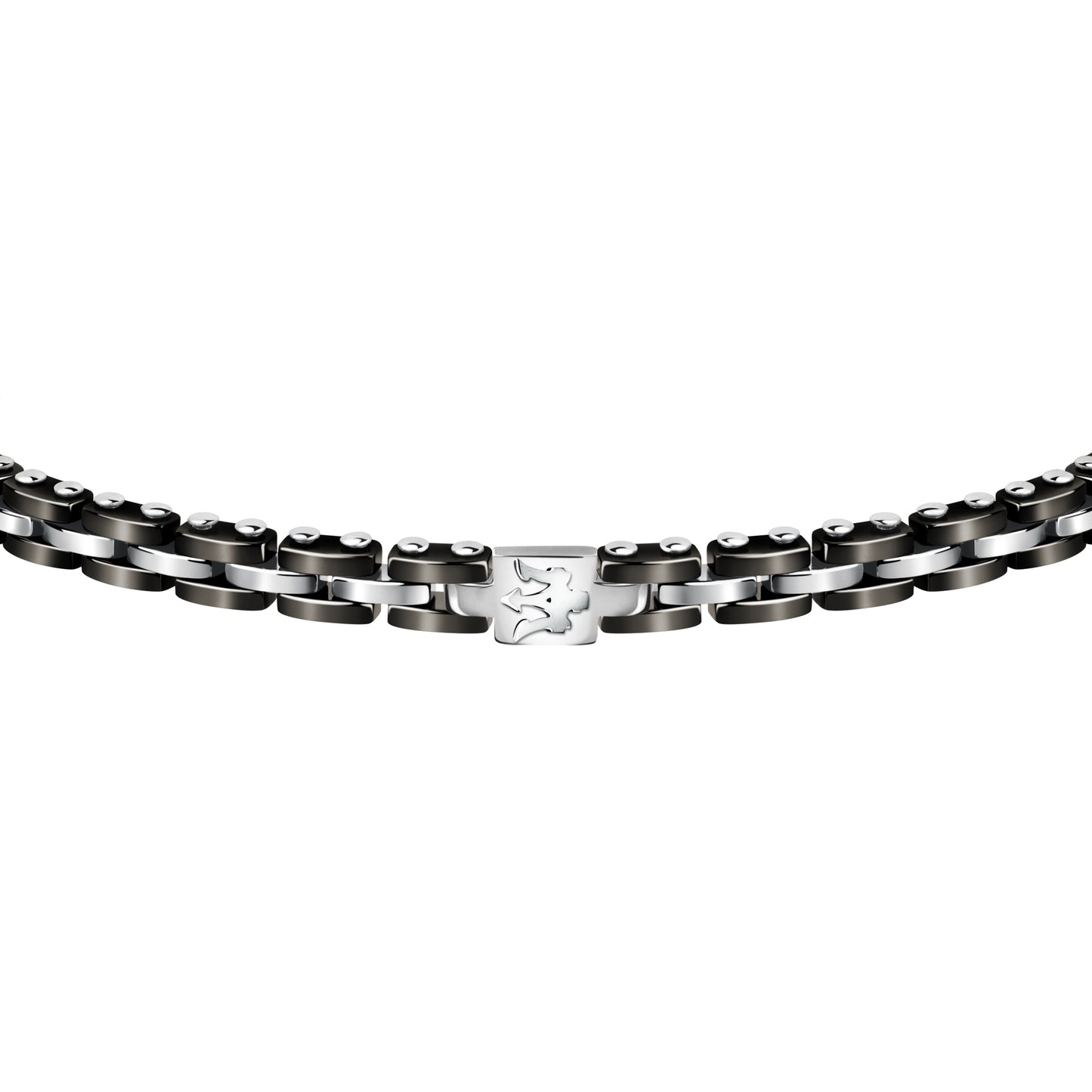 Maserati Ceramic Black and Silver Bracelet
