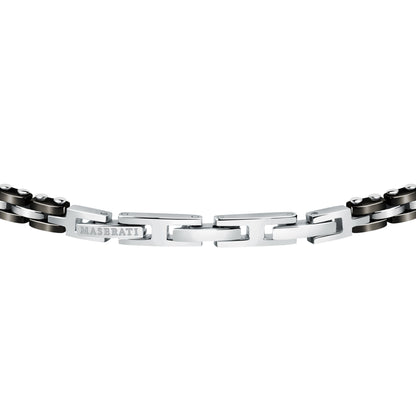 Maserati Ceramic Black and Silver Bracelet