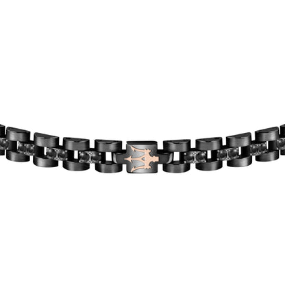 Maserati Crystals Black and Gold Bracelet