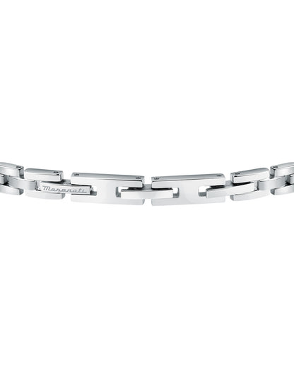 Maserati Men's Stainless Steel Rose Gold Bracelet