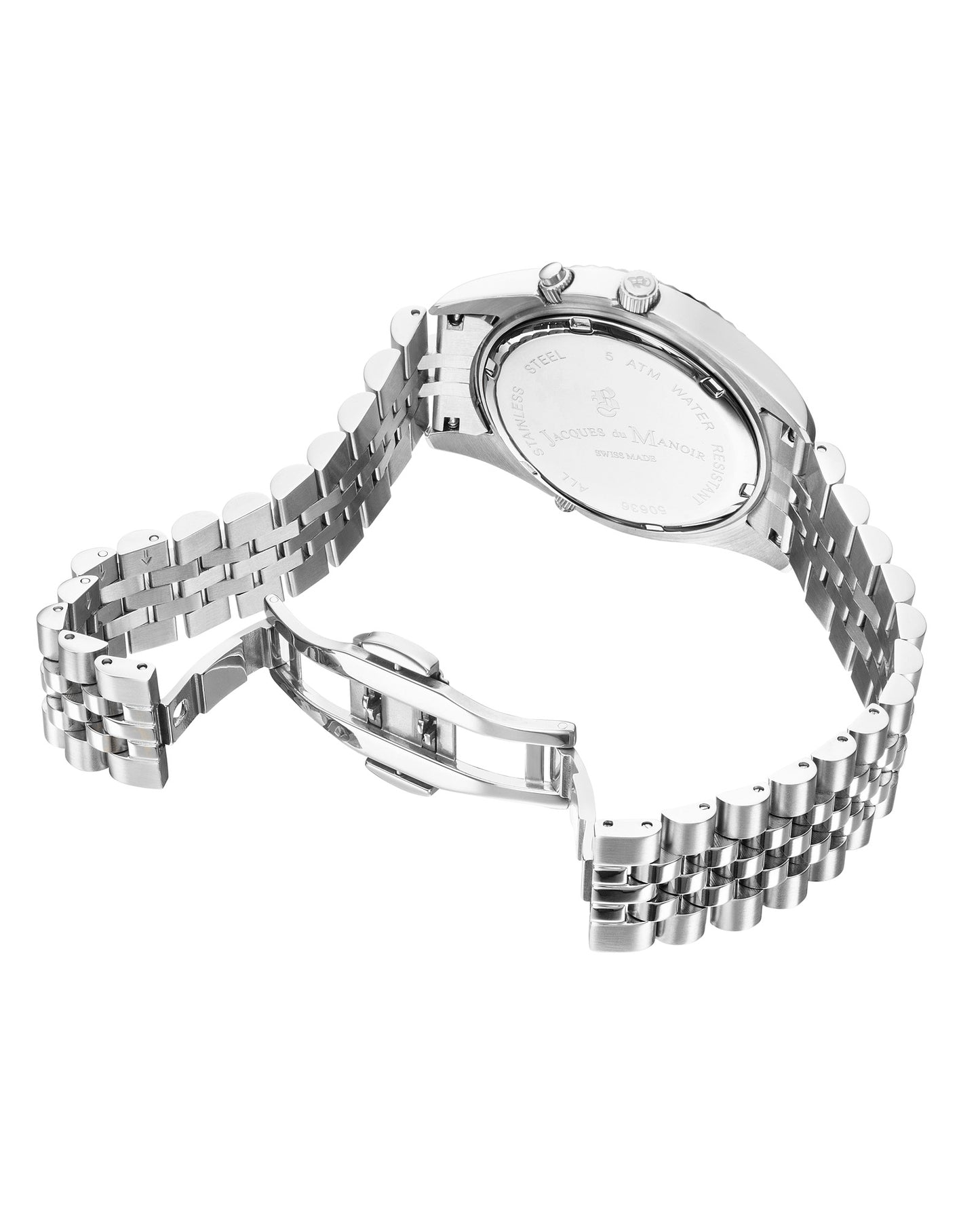 JDM Inspiration Moonphase Day-Date Silver Blue 5 ATM