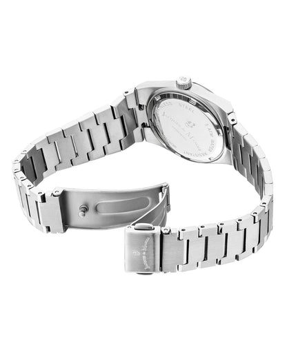 JDM Horizon Ladies 32mm White Dial Stainless Steel Strap Watch