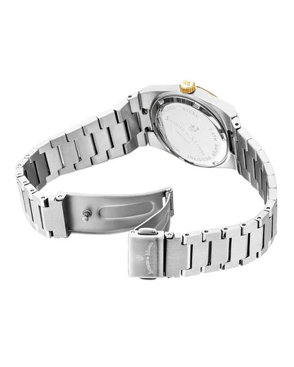 JDM Horizon Ladies 32mm White Dial Two Tone Stainless Steel Strap Watch