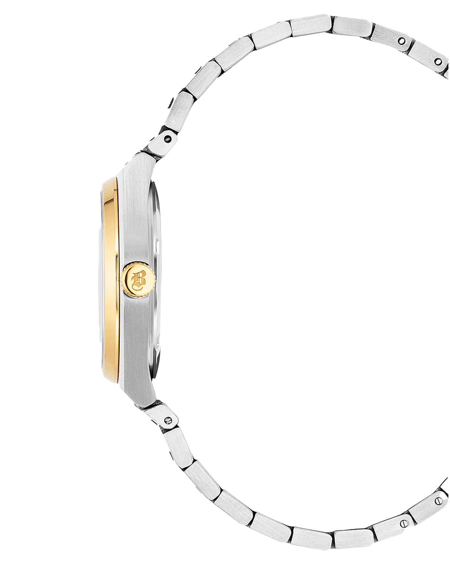 JDM Horizon Ladies 32mm White Dial Two Tone Stainless Steel Strap Watch