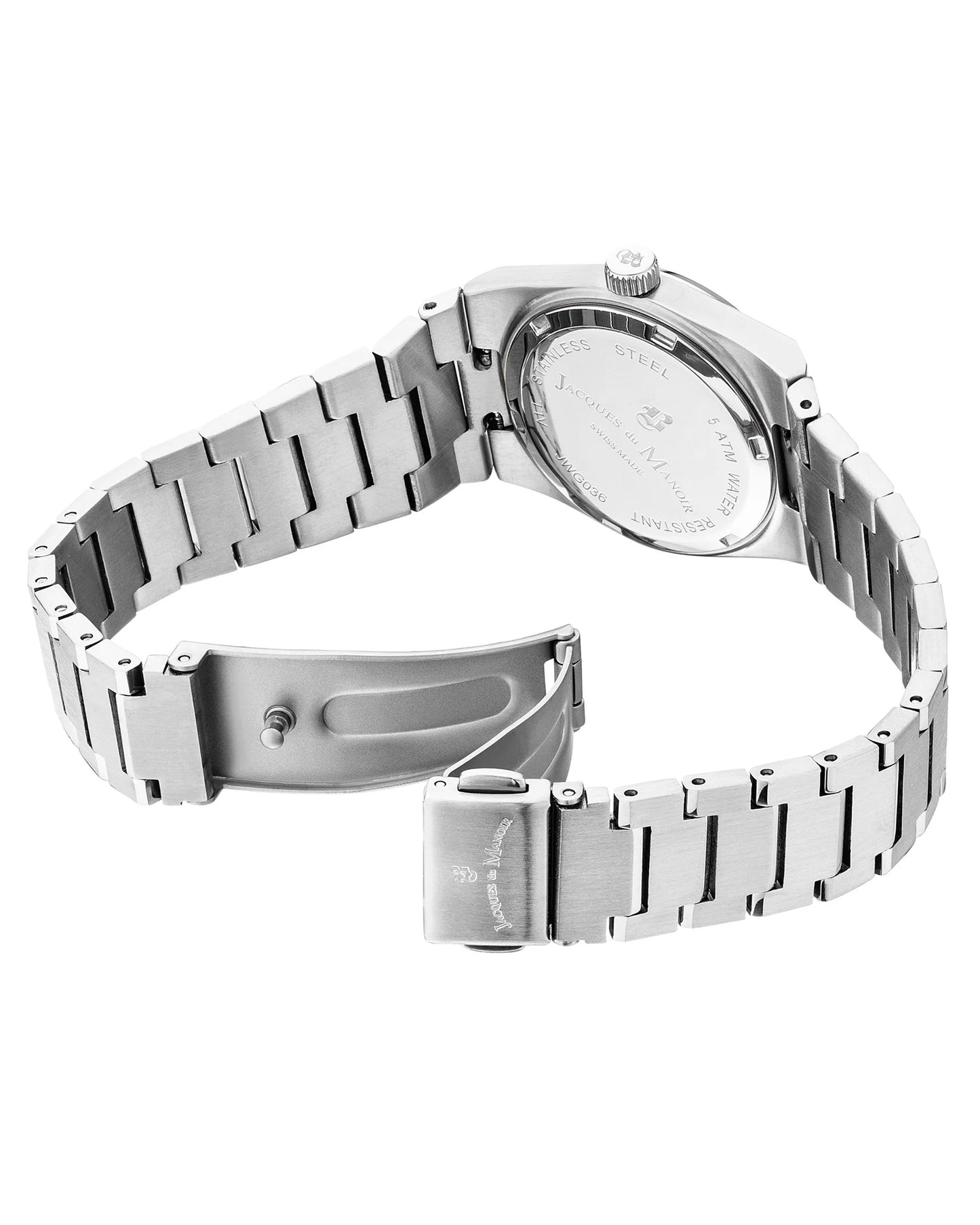 JDM Horizon Ladies 32mm Black Dial Stainless Steel Strap Watch