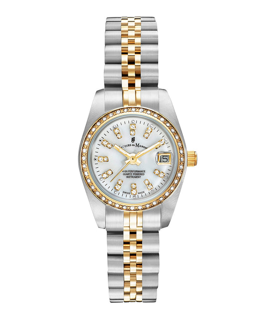 JDM Inspiration 26mm Two Tone Crystal Bezel Watch