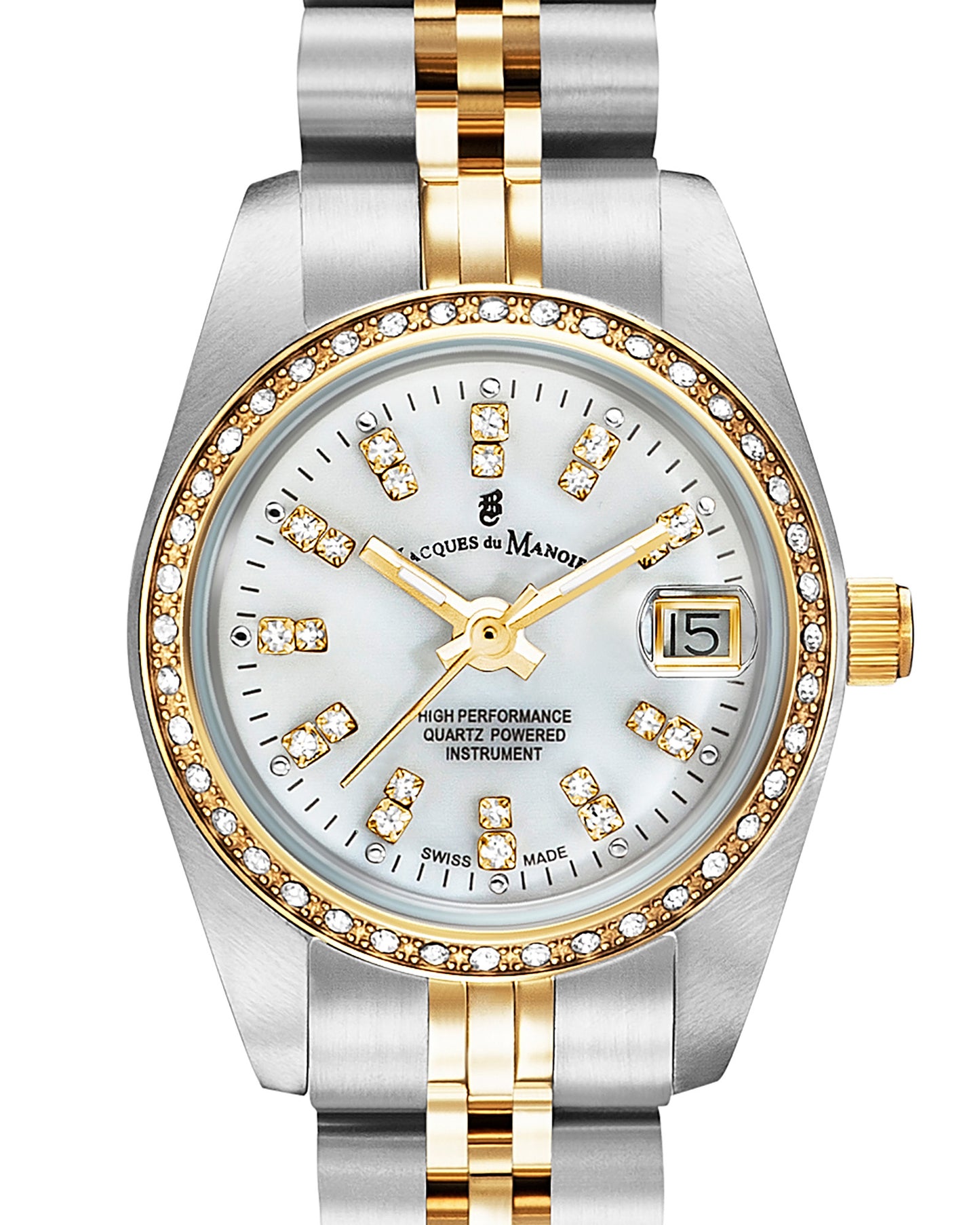 JDM Inspiration 26mm Two Tone Crystal Bezel Watch