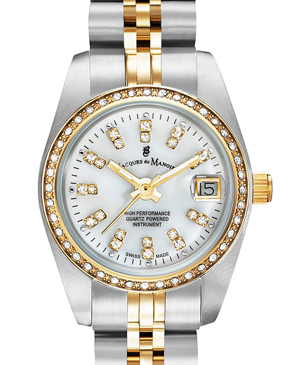 JDM Inspiration 26mm Two Tone Crystal Bezel Watch
