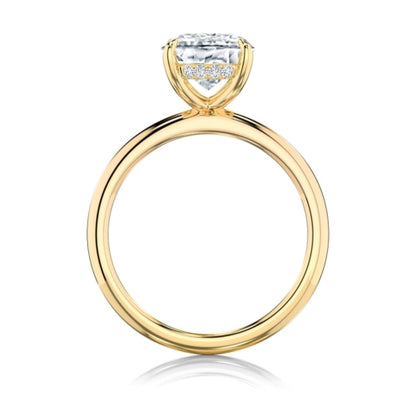 The Hidden Odette Oval Engagement Ring