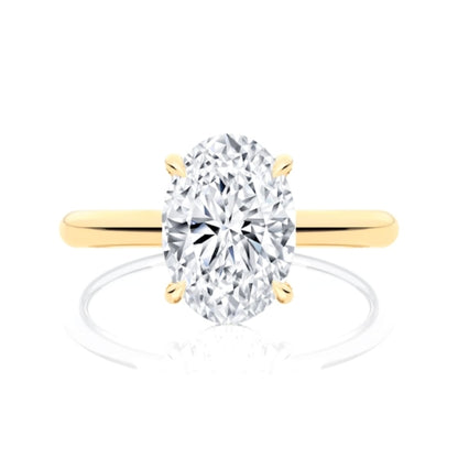 The Odette Oval Solitaire Engagement Ring