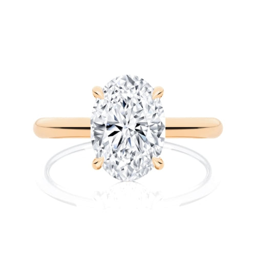 The Odette Oval Solitaire Engagement Ring