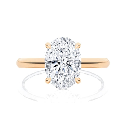 The Odette Oval Solitaire Engagement Ring