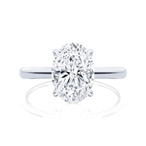 The Odette Oval Solitaire Engagement Ring