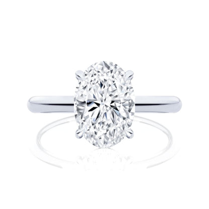 The Odette Oval Solitaire Engagement Ring