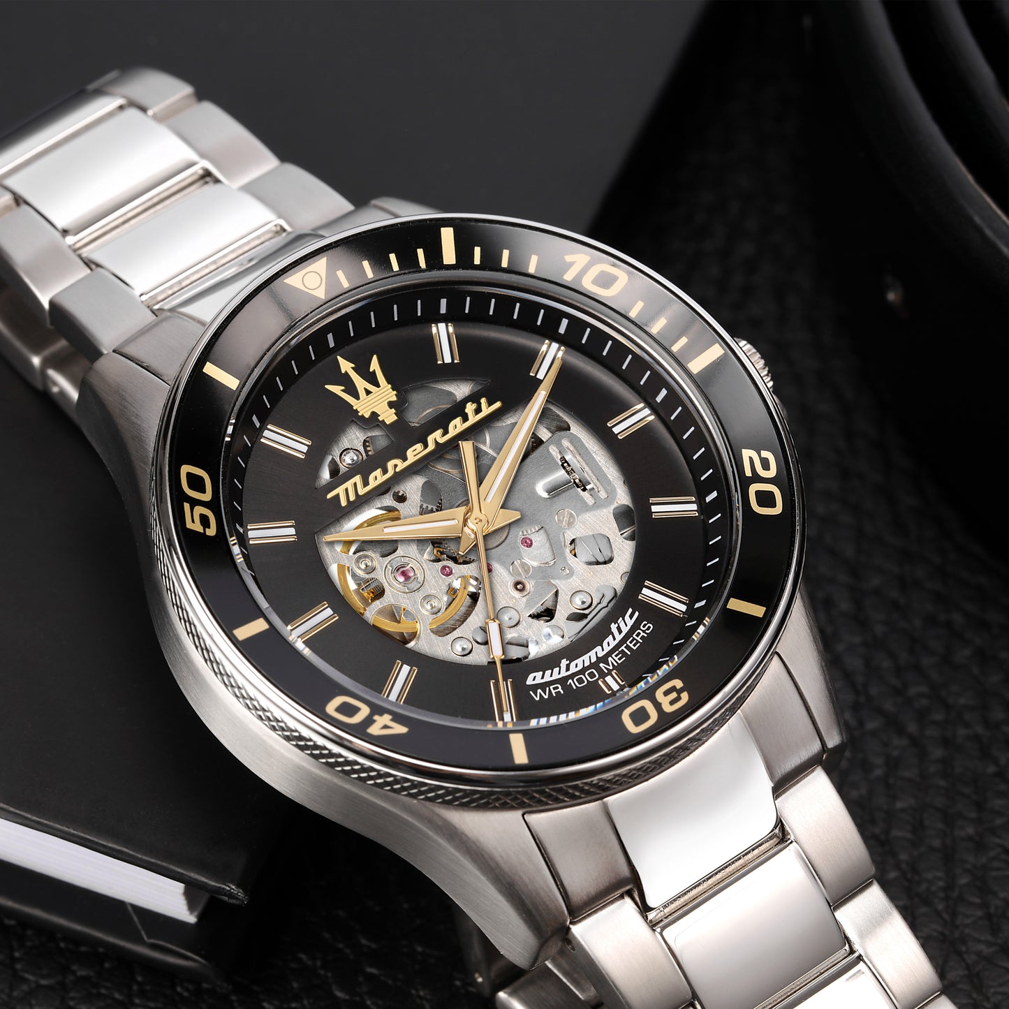 Maserati Sfida 44mm Automatic Stainless Steel Watch