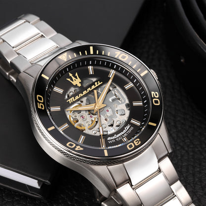 Maserati Sfida 44mm Automatic Stainless Steel Watch