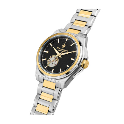Maserati Velocita 41mm Automatic Black Dial Two Tone Stainless Steel Strap Watch