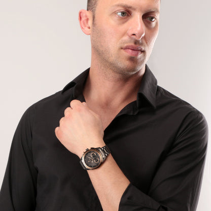 TRAGUARDO 45mm Gun Metal Watch