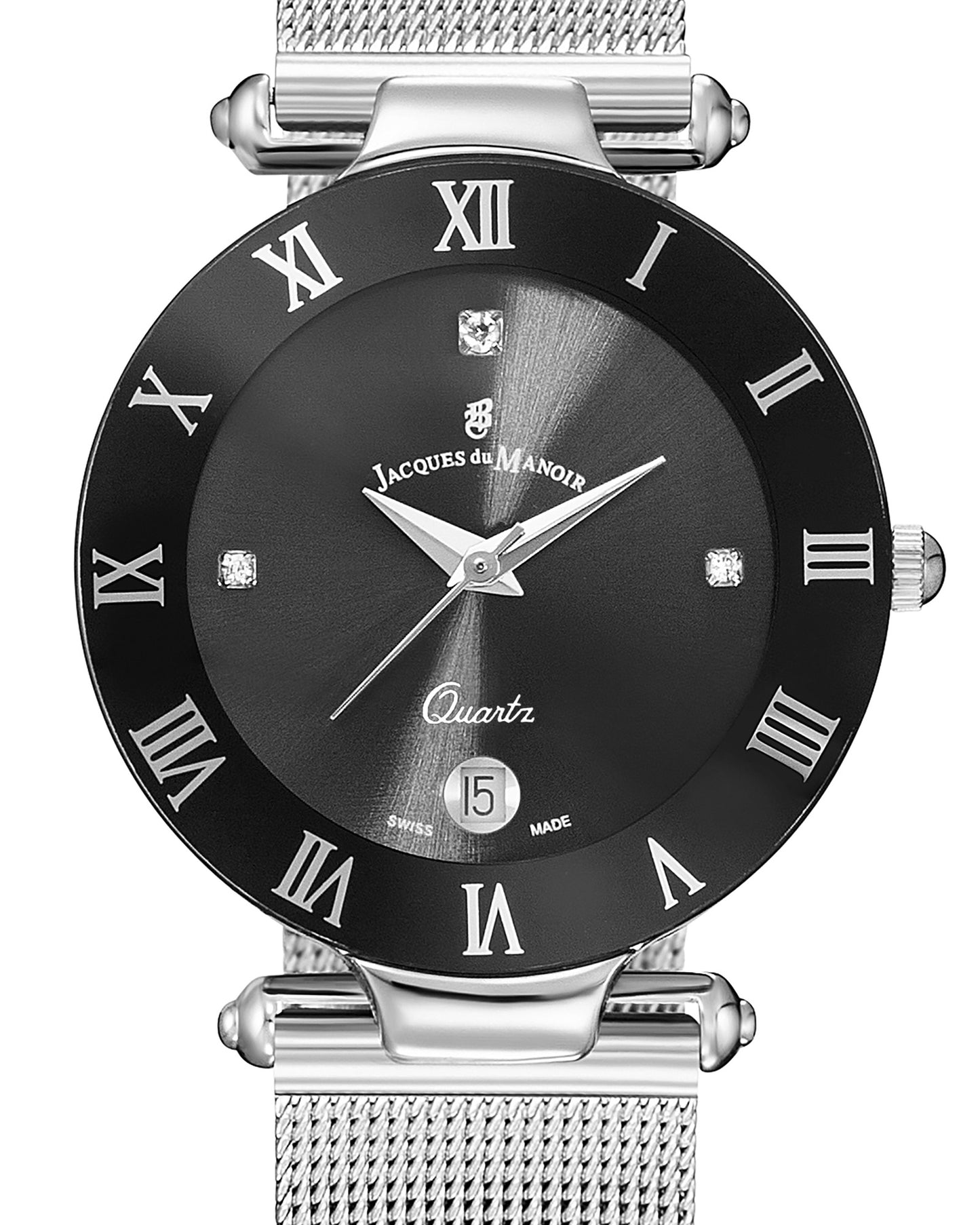 JDM Coupole Classic Silver Mesh Watch