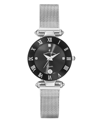 JDM Coupole Classic 26mm Silver Mesh Watch