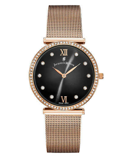 JDM Cocktail Rose Gold Black Watch