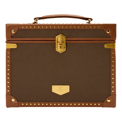 Wolf Ida Trunk Jewellery Box KHAKI
