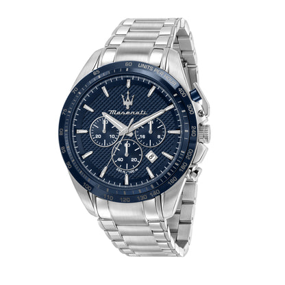 Maserati Traguardo 45mm Stainless Steel Chronograph Watch