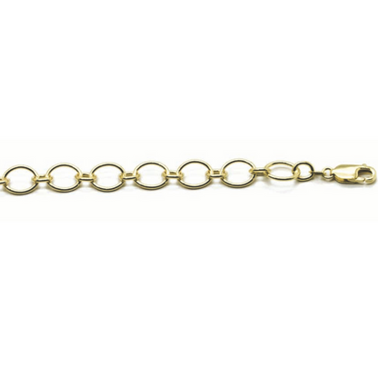 9ct Italian Oval  Link Bracelet