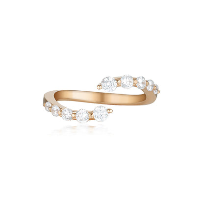 GEORGINI RED CARPET VENICE RING ROSE GOLD