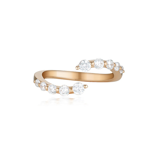 GEORGINI RED CARPET VENICE RING ROSE GOLD