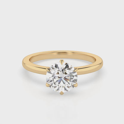 The Bellina Brilliant Solitaire Engagement Ring