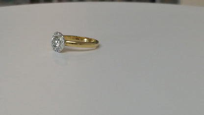 Natural Two Tone Pave Bezel