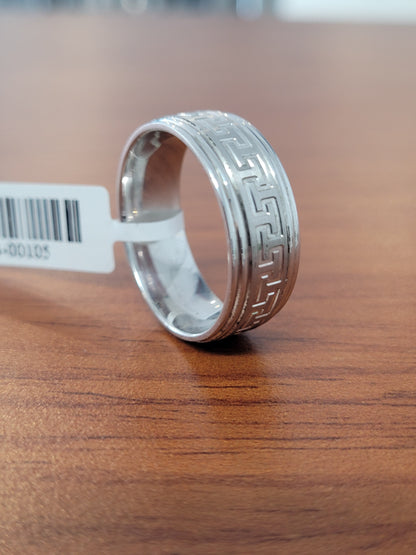 Silver Greek Patter Ring