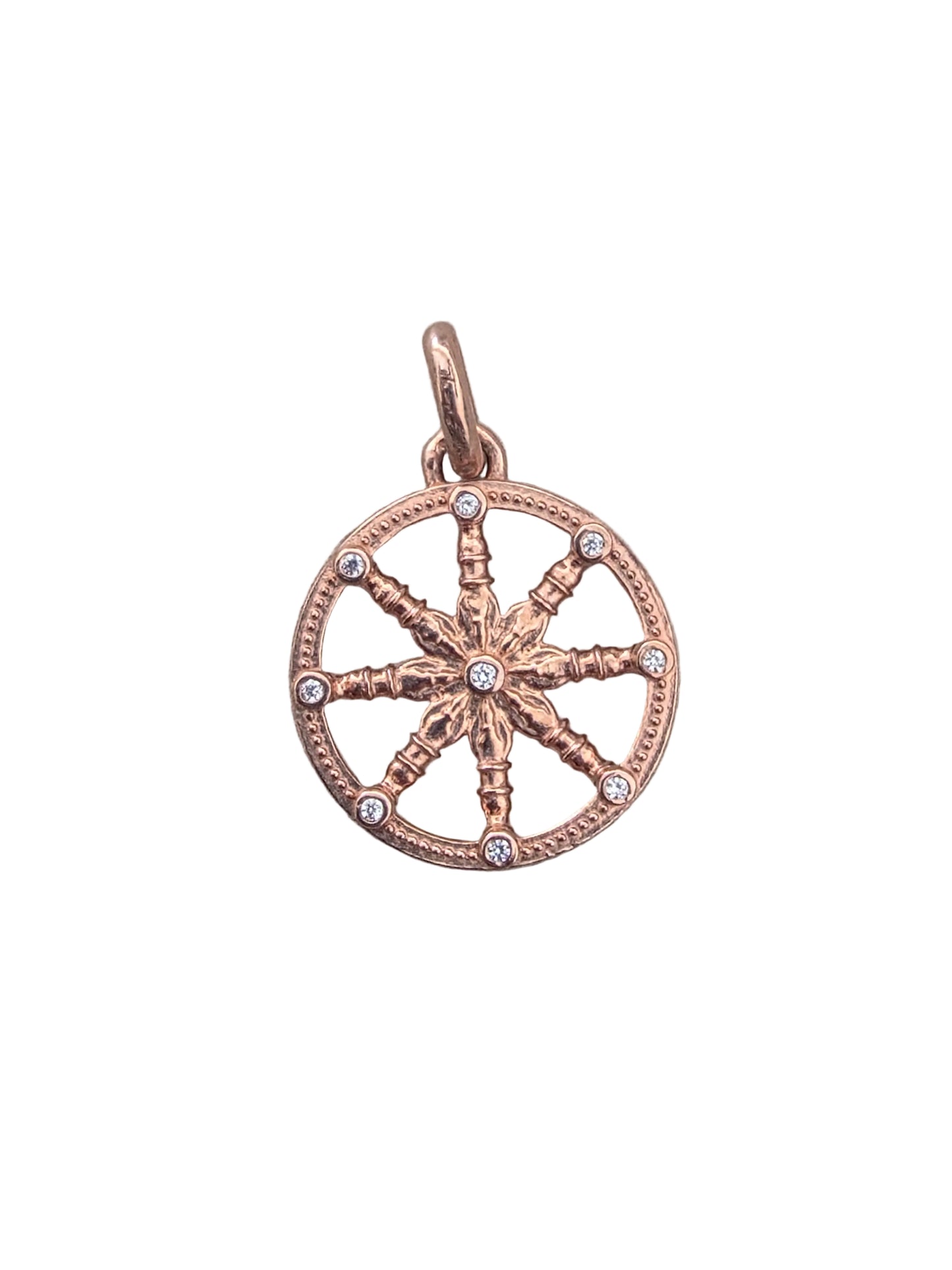 Thomas Sabo 925 Rose Gold Plated Karma Pendant