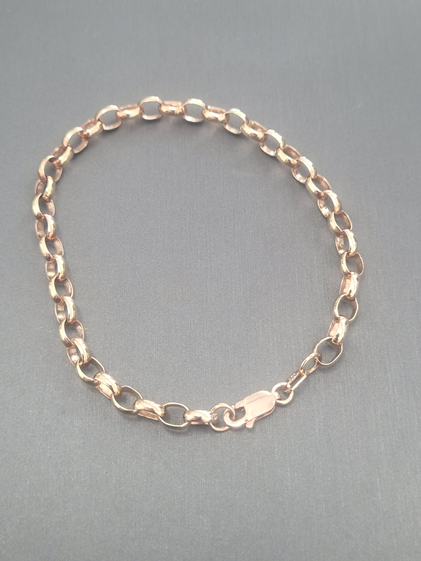 9ct Rose Gold Belcher 19cm
