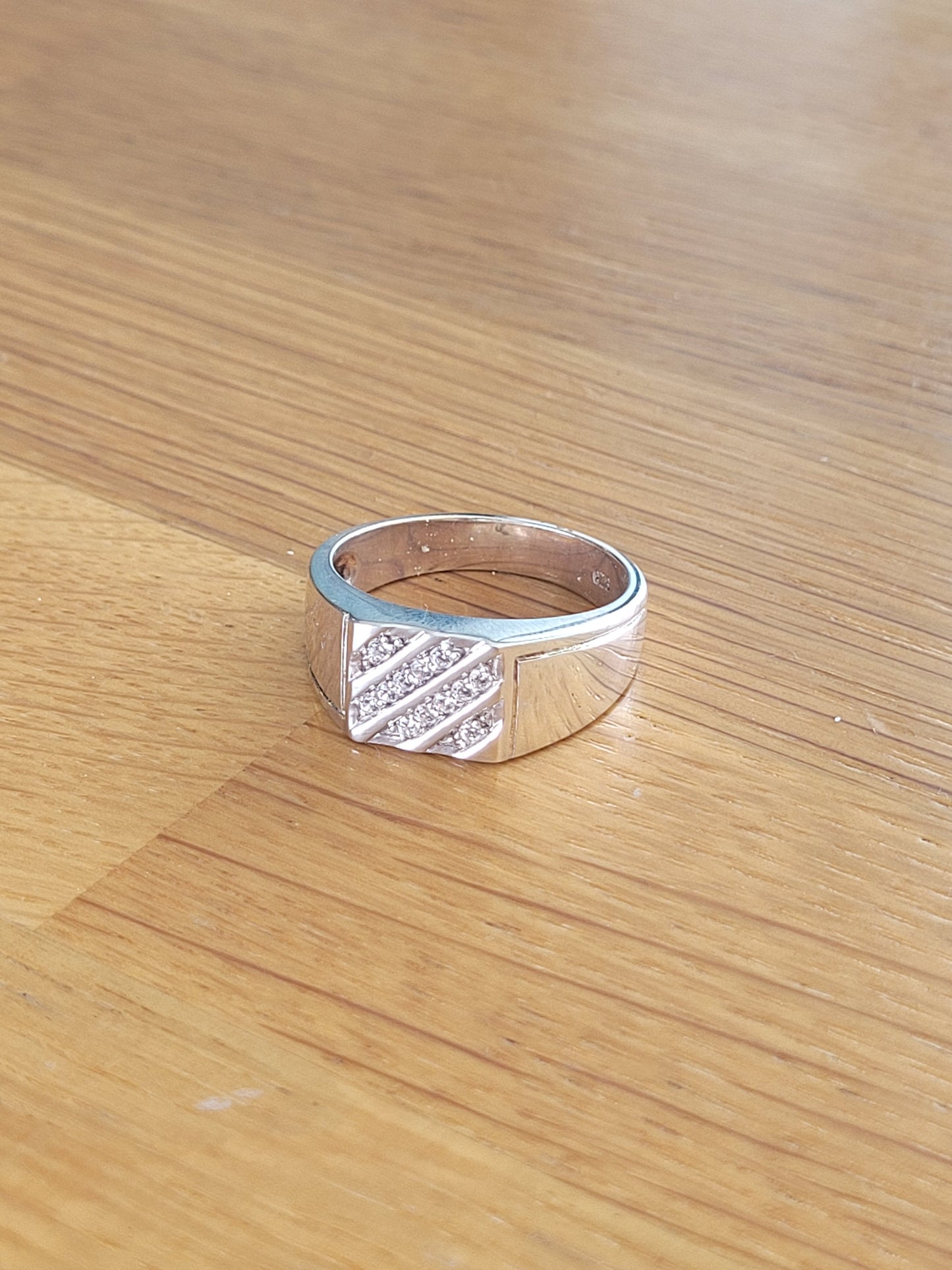 Silver Crossway CZ Dress