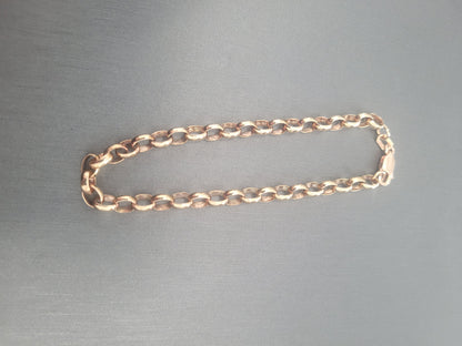 9ct Rose Gold Belcher 19cm