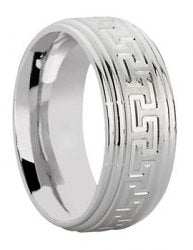 Silver Greek Patter Ring