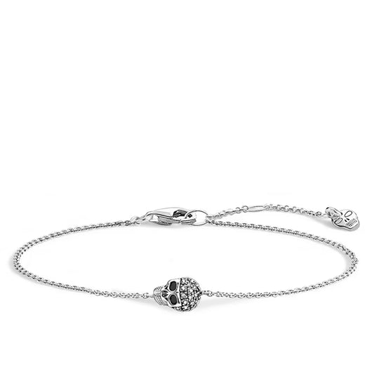 Thomas Sabo D_A0028 Bracelet "Skull" Silver + Diamonds