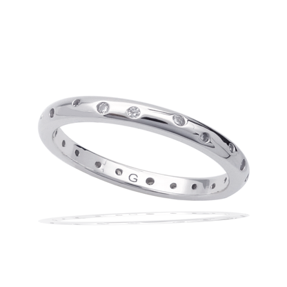 GEORGINI A CHRISTMAS STORY JOURNEY ELLIPSE BAND SILVER