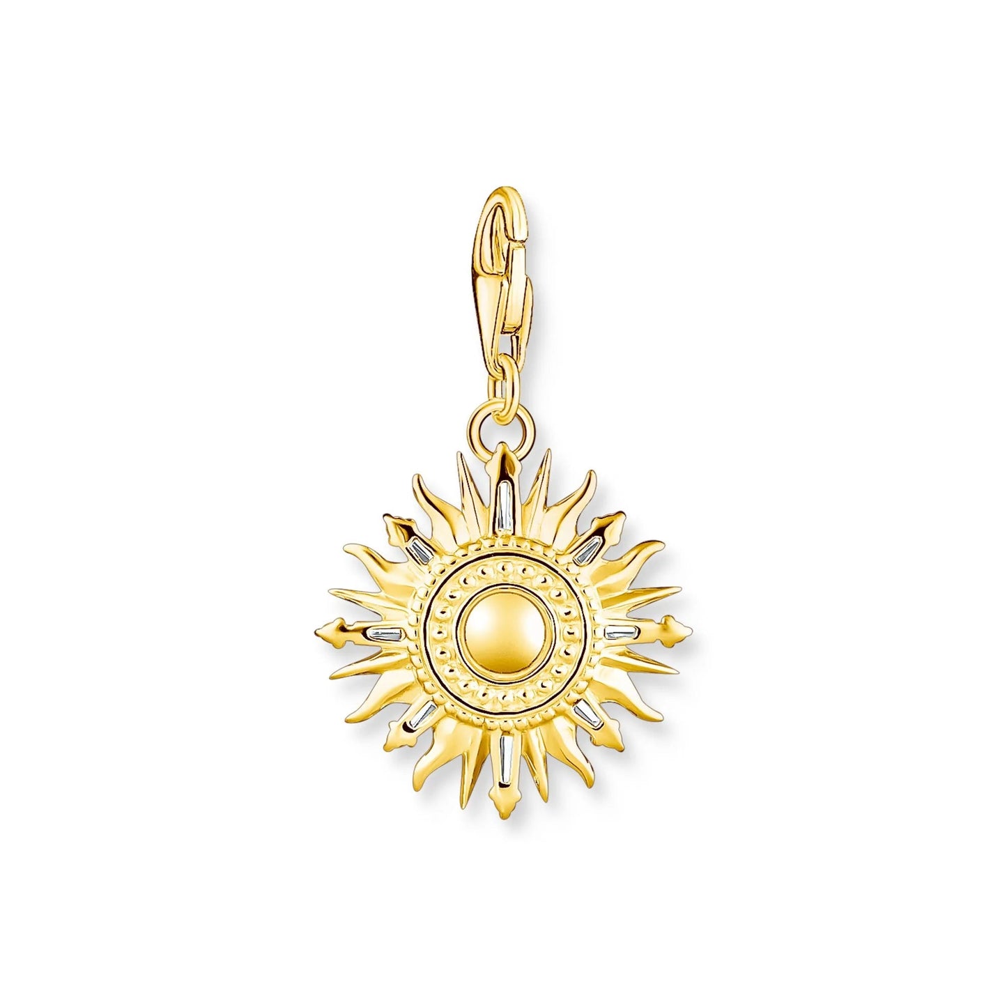 THOMAS SABO Charm Pendant Sun Gold Multicoloured Stones