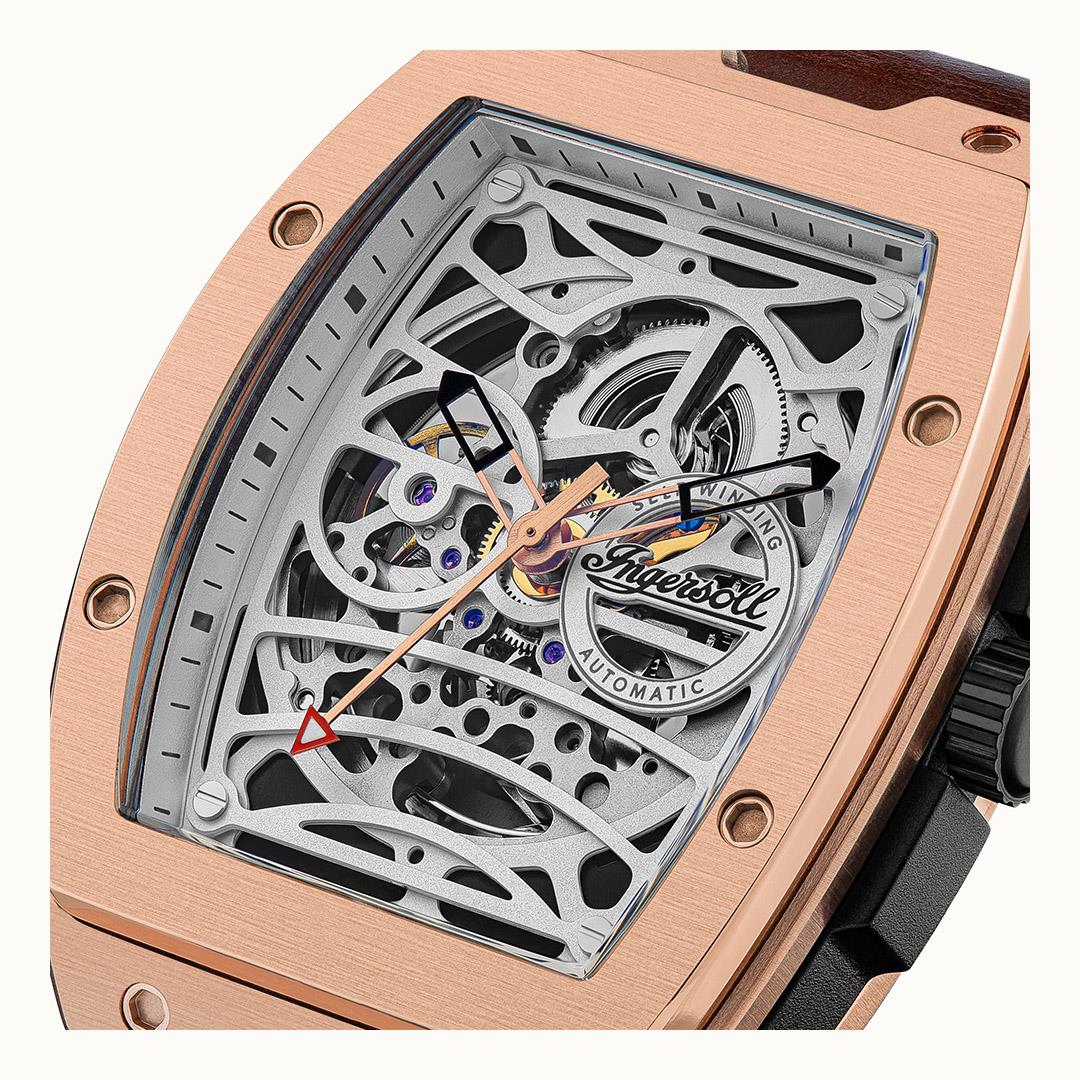 Ingersoll The Challenger Automatic Rose Gold Watch
