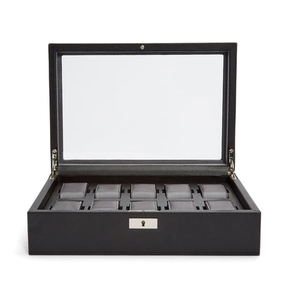 Wolf Viceroy 10 Pc Watch Box Black